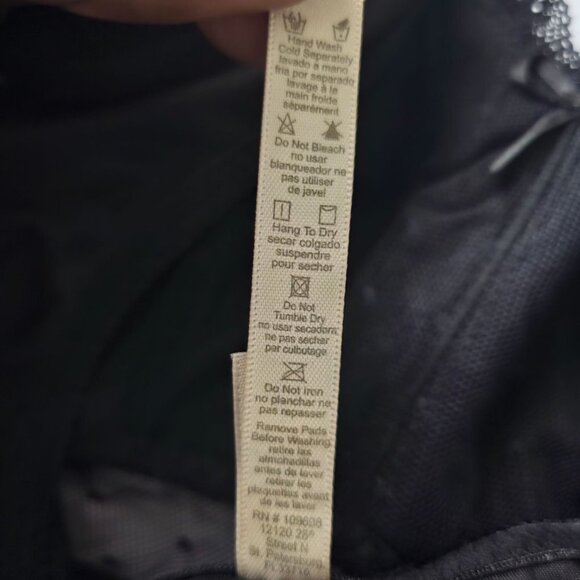 Rhonda Shear Black Style 676 Shapewear Leisure  Bra in Size 3X - Picture 7 of 9